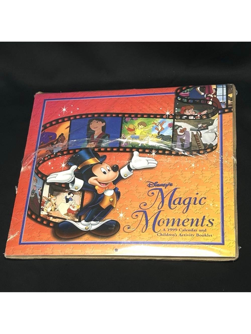 Vintage Disney Magic Moments '99 Calendar & Activities Use in 2027 *New Sealed*